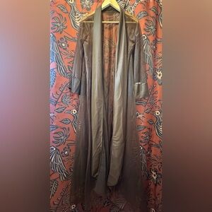 Vintage Brown Sheer Robe Duster by Blanche by Ralph Montenero